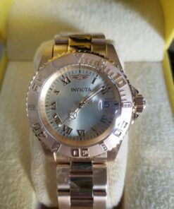 Invicta Men's Pro Diver 40mm Gold Tone & Rose Gold Tone Stainless Steel Quartz Diamond Accented Watch, Gold/Rose (Model: 12820, 12821) Gold-Tone/Silver-Tone 32 71NXZ4f1OAL