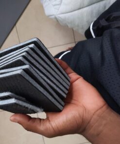 SlipToGrip Non Slip Furniture Gripper Pads | Non Skid Surface Pads Stop Sliding | Pre-Scored Multi Pack with 3/8" Felt Core (8 Pads) | Create Custom Sizes 4", 2", 1" | Anti Slip Rubber Protects Floors Square 8 pack 33 71NXt2xYnL