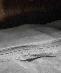 Linenspa Zippered Mattress Encasement - Waterproof & Bed Bug Proof - Premium Noiseless & Absorbent Cover – Queen, White 12" Depth 55 71NZ1GQAsL