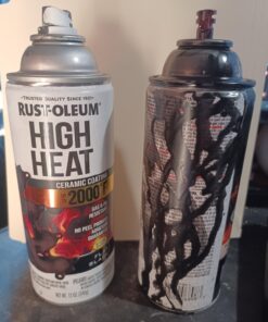Rust-Oleum 248903 12-Ounce 2000 Degree, Flat Black Automotive High Heat Spray Paint, 12 Ounce (Pack of 1) 12 Ounce (Pack of 1) 24 71NZTaXLxCL
