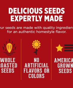 DAVID Seeds Cracked Pepper Flavored Salted and Roasted Jumbo Sunflower Seeds, Keto Friendly Snack, 5.25 OZ Bags, 12 Pack 5.25 Ounce (Pack of 12) 24 71NZdx5b9kL