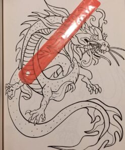 The Book of 100 Dragons: A Fantasy-themed coloring book 33 71Na0EGuYEL