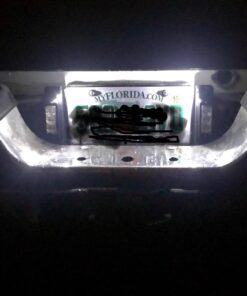 RUPSE 2pcs License Plate Light,12V Waterproof LED Bulb,License Tag Screw Bolt Lamp for Car Motorcycle Truck RV ATV Bike (White) White 47 71NatqupKcL