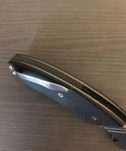 COLUMBIA RIVER KNIFE & TOOL Hootenanny EDC Folding Pocket Knife: Hunting, Outdoor, Everyday Carry, Satin Blade, Friction Grooves, IKBS Ball Bearing Pivot, Stainless Bolster, Nylon Handle, Pocket Clip K300KXP, Purple 45 71NbH4sfEfL