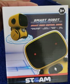 GILOBABY Kids Robot Toys, Interactive Robot Companion Smart Talking Robot with Voice Control Touch Sensor, Dancing, Singing, Recording, Repeat, Birthday Gifts for Boys Ages 3+ Years (Green) Green, Black 21 71NbMkxGSGL