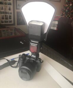 waka Flash Diffuser Reflector Kit - Bend Bounce Flash Diffuser+ Silver/White Reflector for Speedlight, Universal Mount for Canon, Nikon, etc. 30 71NciPOPkDL