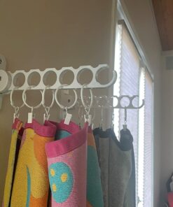 Spectrum Diversified 35000 6 Hook Hanging Organizer, 1 Count, White 39 71NdU56eiSL