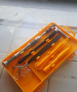Precision Screwdriver Set Magnetic - Professional 110 in 1 Screw driver Tools Sets, PC Repair Tool Kit for Mobile Phone/Tablet/Computer/Watch/Camera/Eyeglasses/Other Electronic Devices 110 Yellow 62 71NdeqTtORL