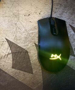 HyperX Pulsefire Core - RGB Gaming Mouse, Software Controlled RGB Light Effects & Macro Customization, Pixart 3327 Sensor up to 6,200DPI, 7 Programmable Buttons, Mouse Weight 87g,Black Black 38 71NeJXuzgHL