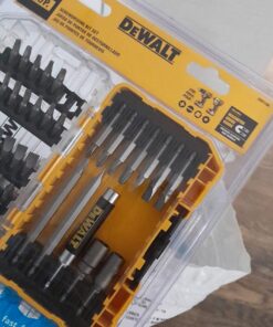DEWALT Screwdriver Bit Set with Tough Case, 45-Piece (DW2166),Grey/Silver Screwdriving Set With Tough Case 45-Piece Screwdriving Set 38 71NePyBer1L