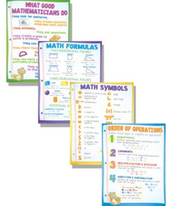McDonald Publishing Math Basics Teaching Poster Set (P130), 17 x 22 Inch