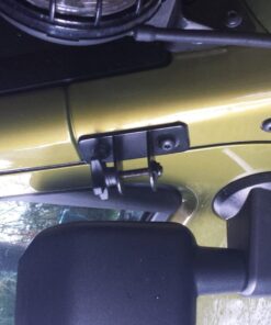 Rugged Ridge | Quick Release Mirror Kit, Rectangular, Black | 11025.12 | Fits 1997-2018 Jeep Wrangler TJ/JK 13 71NhPMG35 L