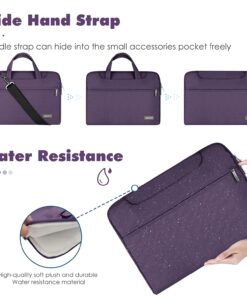 Qishare Laptop Case Laptop Shoulder Bag 11.6-12" Purple 17 71NiC9y7PzS