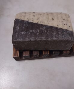 Magift Piece Home Bathroom Soap Case, Sink Deck Bathtub Shower Dish, Rectangular, Hand Craft, Natural Wooden Holder for Sponges, Scrubber, 2 Count(Pack of 1), Brown 2 Pack Brown 38 71NizJQgl3L