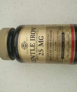 Solgar Gentle Iron (Iron Bisglycinate) 25 mg - 180 Vegetable Capsules - Non-Constipating, Gentle on Your Stomach - Non-GMO, Gluten Free - 180 Servings Old 32 71NjV 2ZQvL