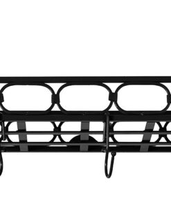 Old Dutch Bookshelf Pot Rack with 8 Hooks, Matte Black, 36.25" x 9" x 12" 6 71NjVT3OTGL