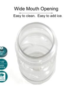 Rolling Sands BPA-Free 24 Ounce Clear with Pink Water Bottles, Bulk 30 Pack, Made in USA Clear/Pink 9 71NjVWg4gL