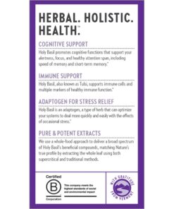 New Chapter Stress Relief Supplement - Holy Basil Force with Supercritical Holy Basil for Stress Support + Immune Support + Non-GMO Ingredients - Vegetarian Capsules, 120 Count 120 Count (Pack of 1) Vegetarian Capsule 16 71NkTsLAxxL