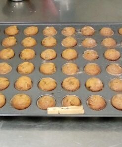 Wilton Perfect Results Non-Stick Mega Mini Muffin Pan & Mini Cupcake Pan, 48-Cup Pan, Steel Mega - Mini 48-Cup Muffin Baking Pan 44 71Nkm4UDfRL