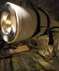 VIVOSUN 4 Inch Air Carbon Filter Smellines Control with Australia Virgin Charcoal for Inline Duct Fan, Grow Tent, Pre-filter Included, Reversible Flange 4" x 12" 42 71NlED0sP7L