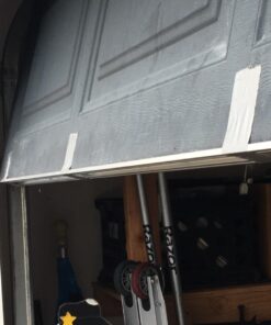 M-D Building Products 87668 18-Feet Universal Aluminum and Rubber Garage Door Bottom, Black 50 71NlLD9Vk4L