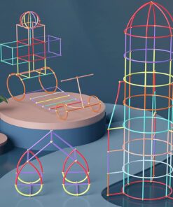 ZOZOPLAY Straw Constructor STEM Building Toys 400 Piece Straws and Connectors Building Sets Colorful Motor Skills Interlocking Plastic Engineering Toys Best Educational Toys Boy & Girl… 400piece 27 71Nm3MaJBL