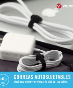 VELCRO Brand ONE WRAP Thin Ties | Strong & Reusable | Perfect for Fastening Wires & Organizing Cords | Black & Gray, 8 x 1/2-Inch | 25 Black + 25 Gray Ties 34 71NnEaB4wYS