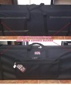 Gator Cases Lightweight Rolling Keyboard Case for 88 Note Keyboards and Electric Pianos (GK-88) 88-Note 34 71NnaartEYL