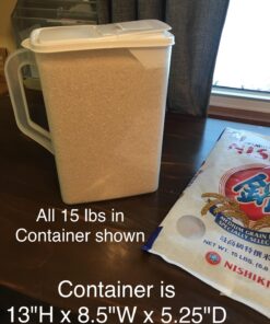 Nishiki Premium Rice, Medium Grain,15 Pound (Pack of 1) 15 Pound (Pack of 1) 54 71NooMmLxeL