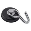 Master Magnetics 7580 Magnetic Hook Organizer Rotating Swing Hook 65 Pound Pull Force 1.47Diameter 0.54Thick Black 41 71NpaEZA4gL