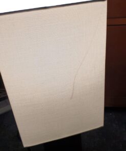 Elegant Designs LT1025-BLK Modern Leather Table Lamp with White Fabric Shade, Black 1 59 71NpyBgWc4L