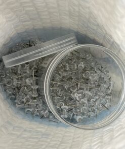 Yalis Push Pins 600 Count, Standard Clear Thumb Tacks Steel Point and Clear Plastic Head 34 71NqQ9CHGFL