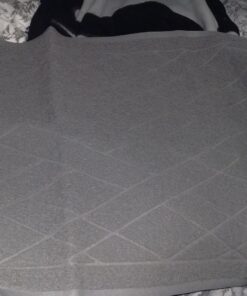 Pawkin Cat Litter Mat, Patented Design with Litter Lock Mesh, Extra Large, Durable, Easy to Clean, Soft, Fits Under Litter Box, Litter Free Floors, Gray X-Large (Pack of 1) 43 71NsNgGVeML