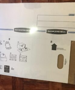 Bankers Box STOR/FILE Storage Boxes, Standard Set-Up, Lift-Off Lid, Letter/Legal, 6 Pack (57036-04) 47 71NsZCYm8sL