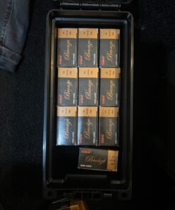 Sheffield 12629 Field Box, Ammo Storage Can and Water Resistant Ammo Can, Bullet Case Designed for Pistol, Rifle, or Shotgun Ammo Storage, Stackable and Lockable Ammo Box, Made in The USA, Black 48 71NthBf9ODL