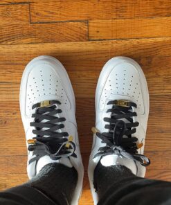 Modern Elements Metal Aglets Shoelace Tips - Set of Four Tips and Screws - Includes Screwdriver Gold 37 71Nu uPWh2L