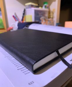 2 Pack Classic Ruled Notebooks/Journals - Premium Thick Paper Faux Leather Writing Notebook, Black, Hard Cover, Large, Lined (5.4 x 8.3) 62 71NutzjyUuL