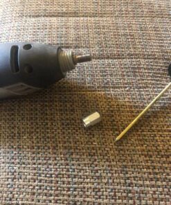 Dremel Flex Shaft Rotary Tool Attachment with Comfort Grip and 36” Long Cable - Engraver, Polisher, and Mini Sander- Ideal for Detail Metal Engraving, Wood Carving, and Jewelry Polishing ,225-02, Grey Shaft attachment 51 71Nv7tc22HL