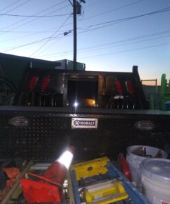 Partsam 2PCS Trailer Truck Boat Bus Red LED 6" Inch Oval Stop Turn Tail Brake Light DOT Certified Marker Lights Sealed Surface Mount 12V Waterproof IP65 Replacement for Trailer RV Trucks 27 71NvsnDXn6L