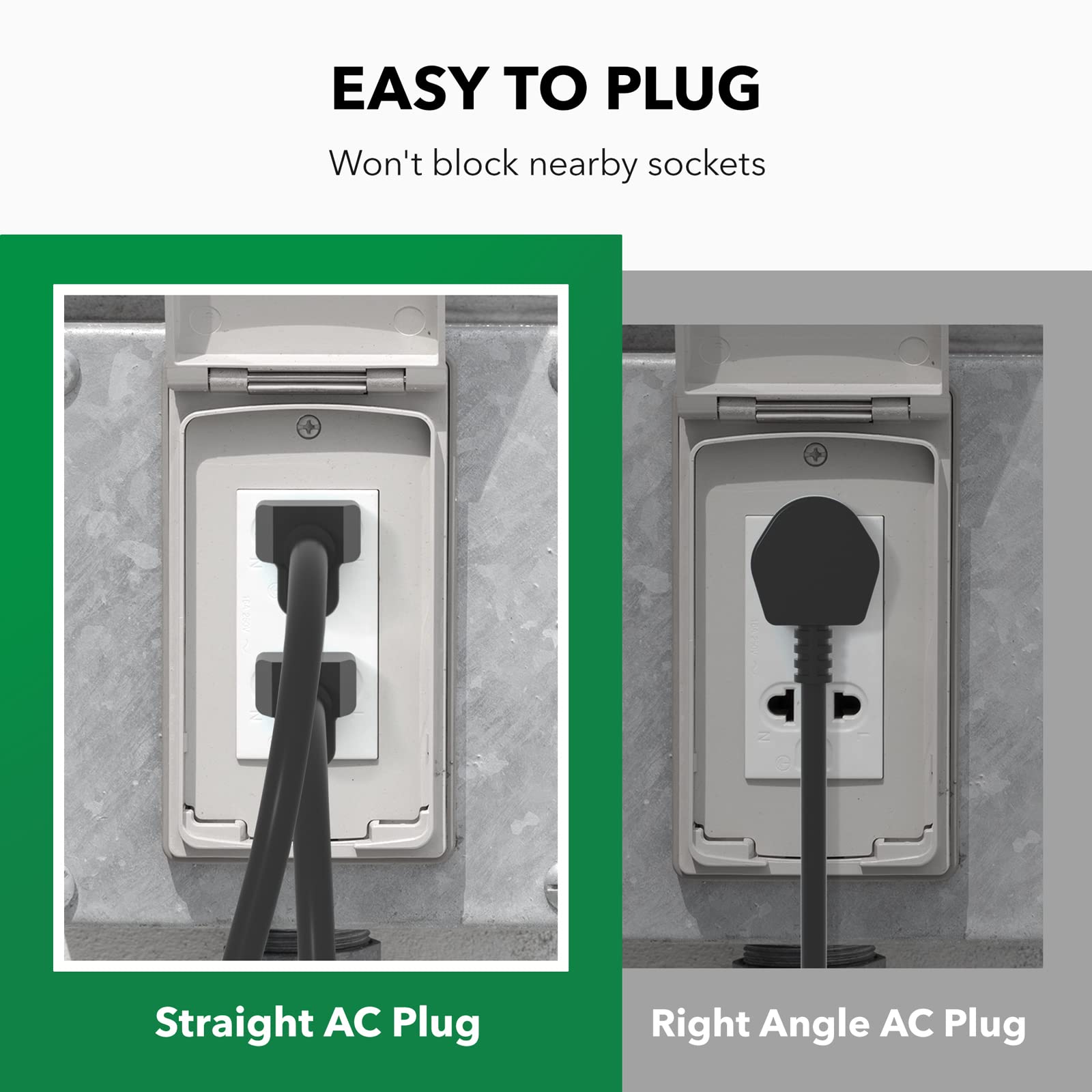 BN-LINK Outdoor Indoor Wireless Remote Control 3-Prong Outlet Weather Proof Heavy Duty 15 AMP Compact (Black) 3 Grounded Outlets with Remote 6-inch Cord 100ft Range ETL Listed 131R 2 BN-LINK Outdoor Indoor Wireless Remote Control 3-Prong Outlet Weather Proof Heavy Duty 15 AMP Compact (Black) 3 Grounded Outlets with Remote 6-inch Cord 100ft Range ETL Listed 131R - Image 2