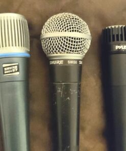 PYLE-PRO Professional Handheld Moving Coil Microphone - Dynamic Cardioid Unidirectional Vocal, Built-in Acoustic Pop Filter, Includes 15ft XLR Audio Cable to 1/4'' Audio Connection - Pyle PDMIC78,Black Mic 38 71NxAg5oxeL