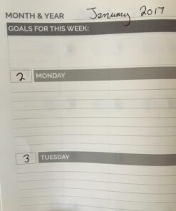 Papercode 2024 Daily Planner - Leather Weekly Planner W/Thick No-Bleed Pages - Monthly & Weekly Layouts - Use for Productivity, Schedule, or Agenda Blue 88 71NyB4F5wmL