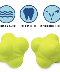 Alternative view of Hyper Pet Fetching Dog Toys - Throwing Bumpy Ball Dog Toy Made with EVA Foam - Lightweight & Floats on Water