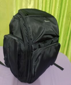 Mancro Diaper Bag Backpack, Large Multifunction Waterproof Travel Baby Changing Bag for Dad Mom with 4 Insulated Pockets and Stroller Straps, Maternity Baby Bag for Boys Girls, Grey Austere Grey 58 71NzNGXl9TL