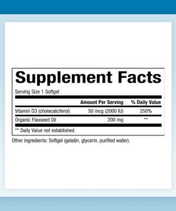 Natural Factors, Vitamin D3 2000 IU (50 mcg), Supports Strong Bones, Muscles and Immune Function, 120 Softgels 120 Count (Pack of 1) Standard Packaging 14 71O H1ENiUS