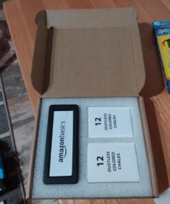 Amazon Basics Dustless Chalk with Eraser, Assorted, 24 Pack 24 Count (Pack of 1) 35 71O bnNEpRL