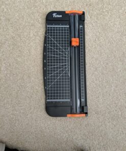 Firbon A4 Paper Cutter 12 Inch Titanium Paper Trimmer Scrapbooking Tool with Automatic Security Safeguard and Side Ruler for Craft Paper, Coupon, Label and Cardstock (Black) 1-black 36 71O00MQ8ZKL