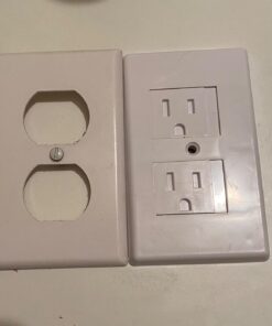 Mommys Helper 25-Pack Bulk Safe Plate Electrical Outlet Covers Standard, White 5 71O1Zv sgL