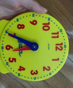 Learning Resources Big Time Student Clock, Teaching & Demonstration Clock, Develops Time and Early Math Skills, Ages 5+, Clock for Learning, 12 Hour,Back to School Gifts 23 71O2sEUbYIL
