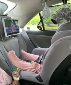 TFY Universal Car Headrest Mount, Fits 7-11 Inch Tablets - iPad, Samsung Galaxy Tab & Note, Adjustable Strap, Detachable, Portable, No Protruding Parts 54 71O3JjX76L 1